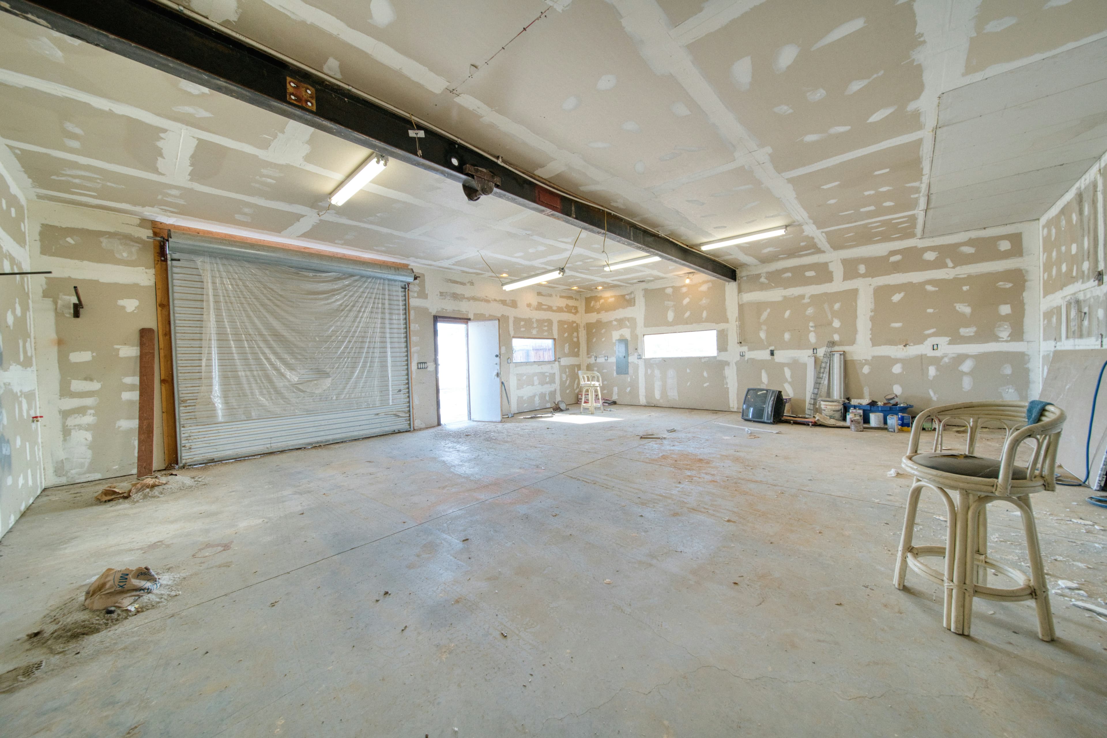 DLP Drywall crew at work